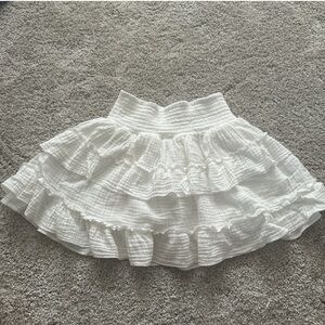Boutique Ocean drive White flowy skirt